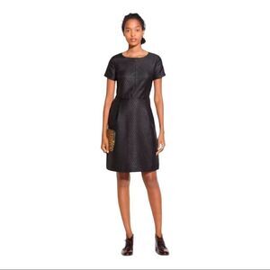 Madewell Fitted Brocade Dress